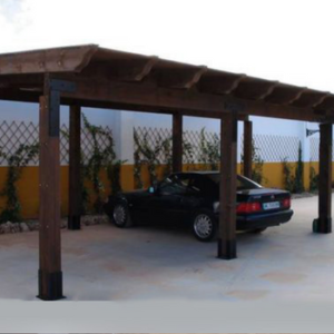 wooden pergola